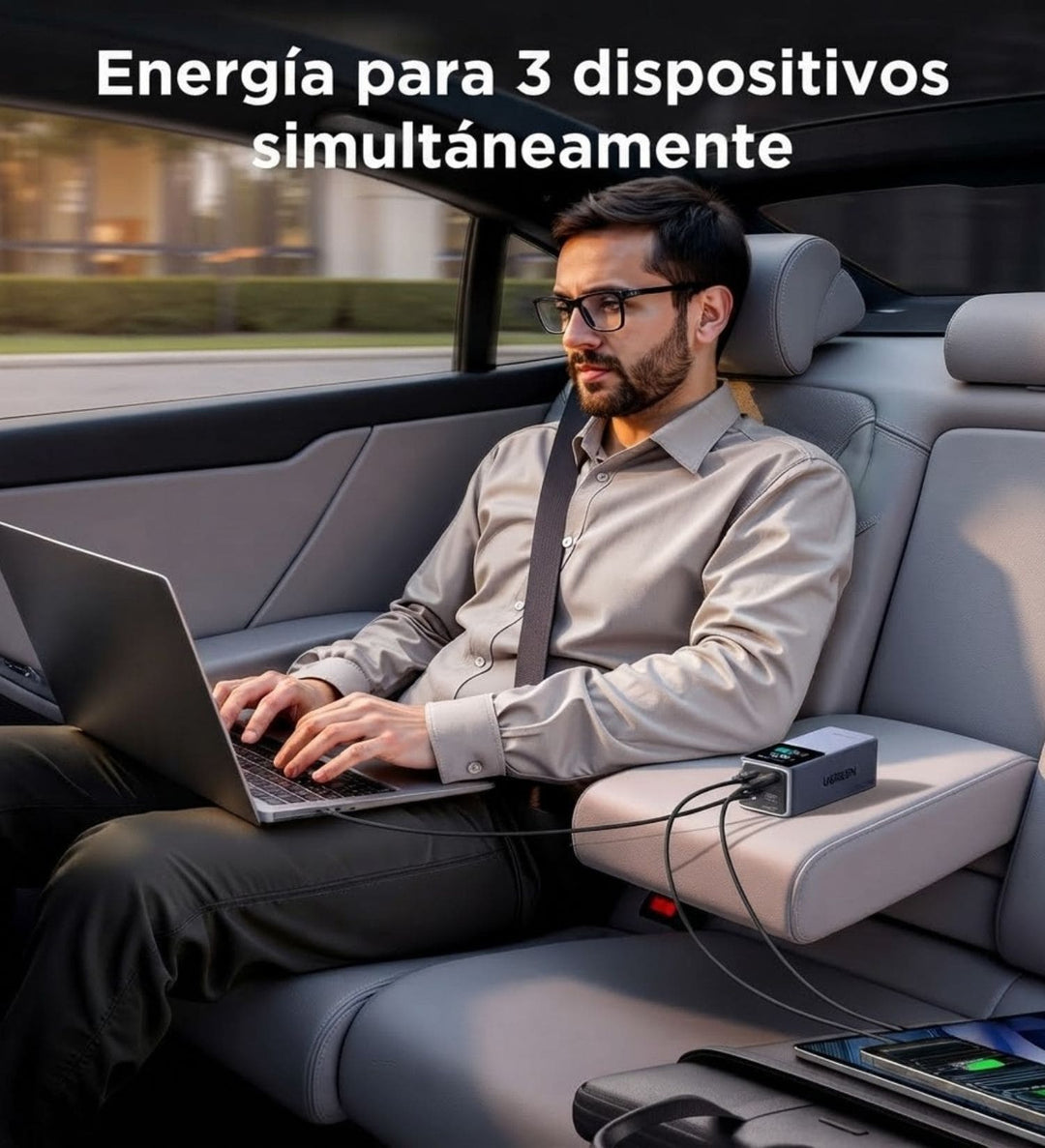 Power Bank UGREEN Nexode Smart Display 20000 mAh y 130W