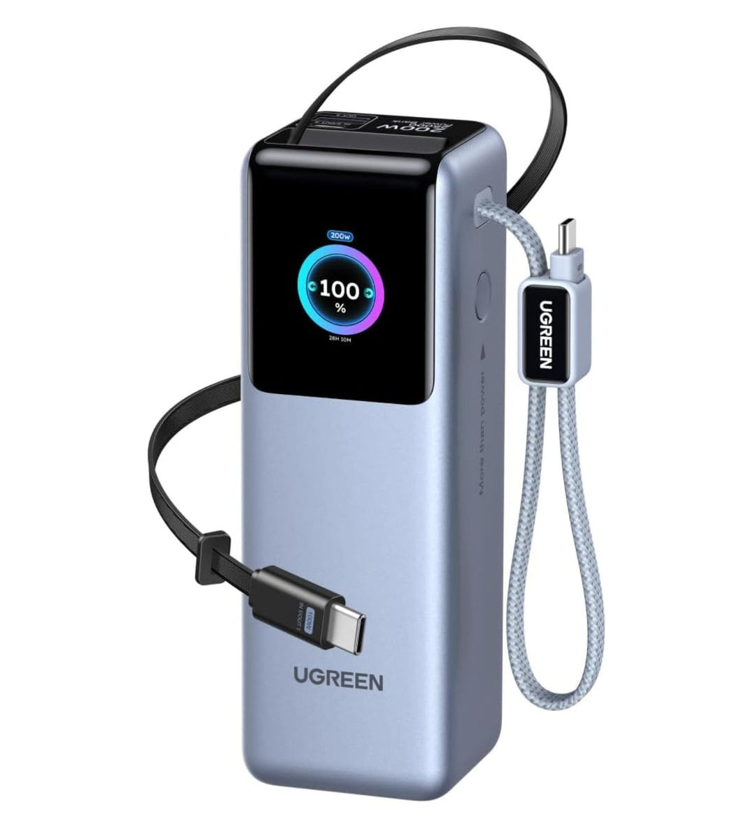 Power Bank 25000mAh 200W Ugreen Nexode Pro Cable Retractil