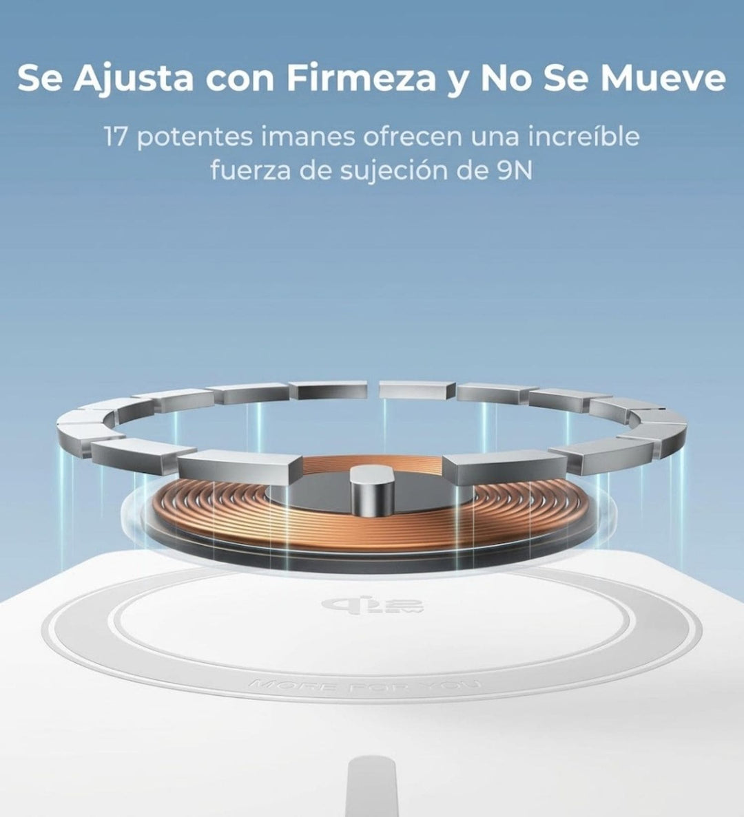 Power Bank inalámbrica UGREEN MagFlow de 10000 mAh Qi2 de 25W con cable integrado - Blanco