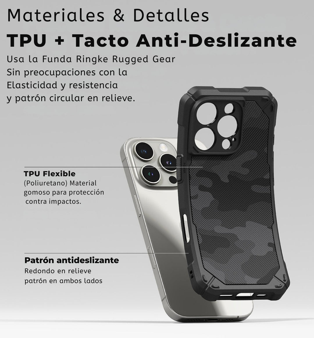 Case Ringke Rugged Gear Camo - iPhone 16 Pro Max