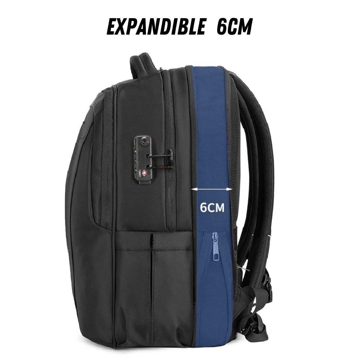 Mochila Antirrobo Tigernu TB3105XL Expandible