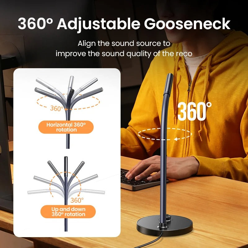 UGREEN micrófono USB para ordenador de escritorio y PC, accesorio para Streaming