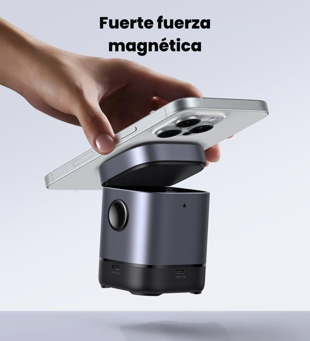Cargador Inalámbrico Robot Magnético UGREEN Uno Qi2 2 en 1