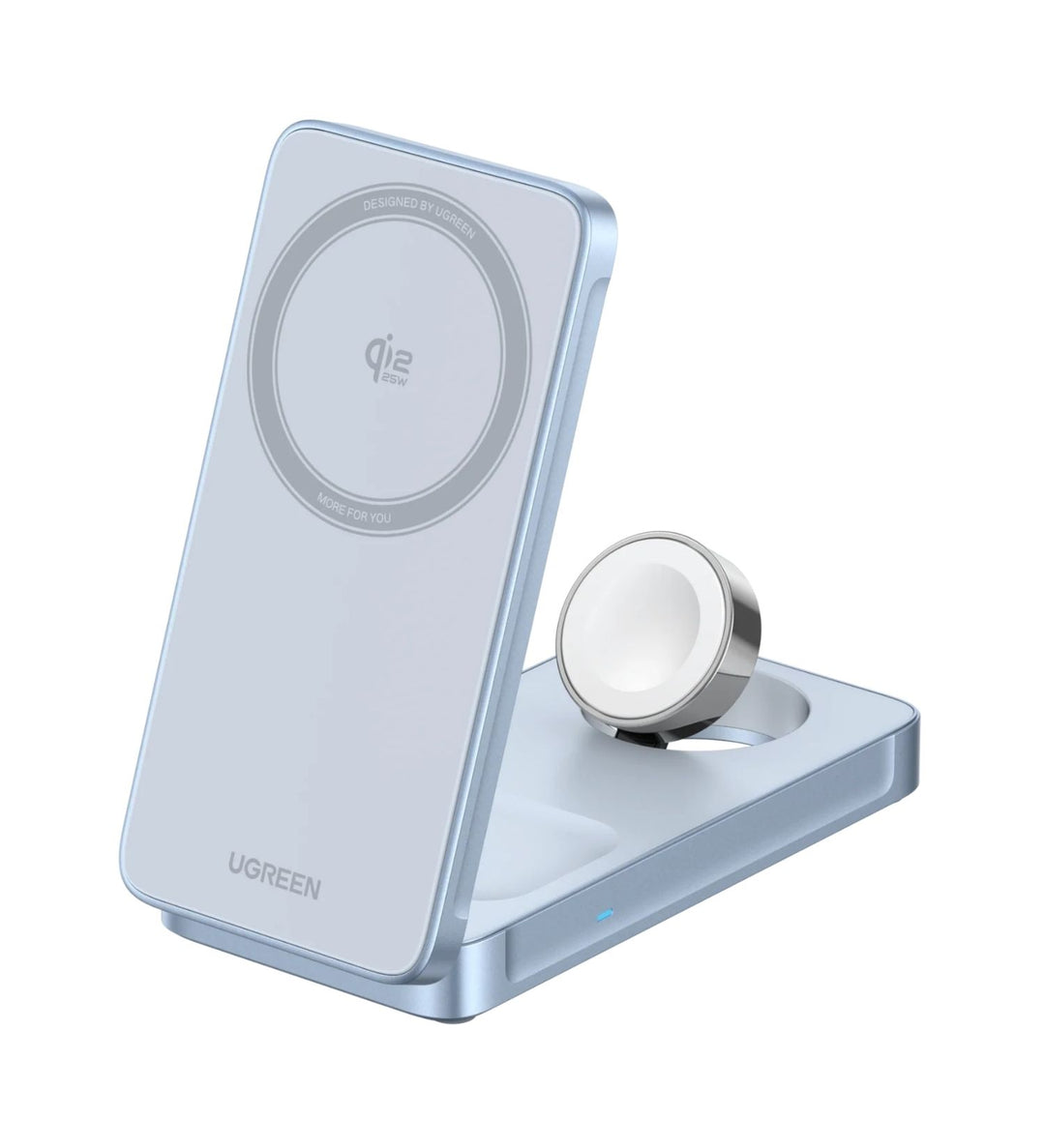 Cargador inalámbrico magnético UGREEN 3 en 1 Qi2 MagFlow 25 W
