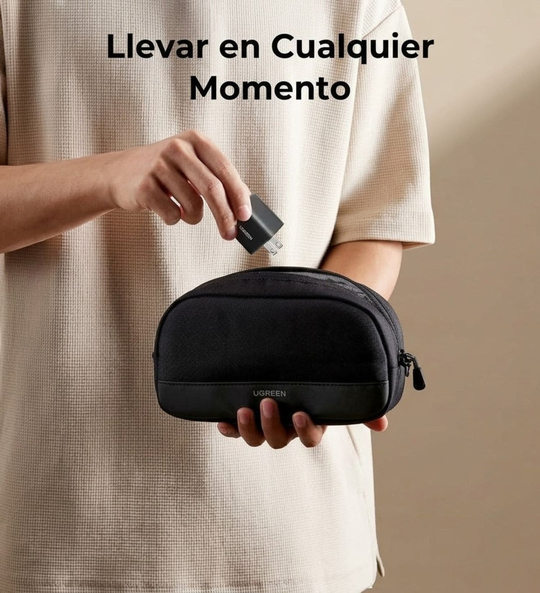 Cargador rápido GaN UGREEN de 30 W con puerto USB-C