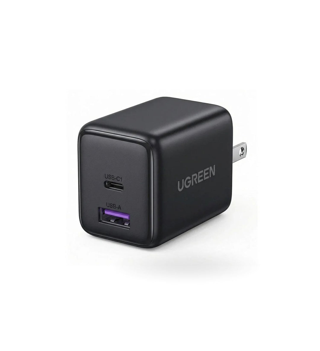 Cargador rápido UGREEN de 30W con 2 puertos GaN US
