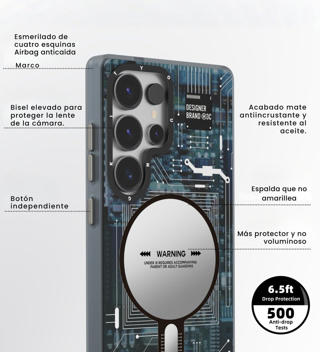 Case Youngkit Futuristic Circuit - Galaxy S26 Ultra (Magsafe)
