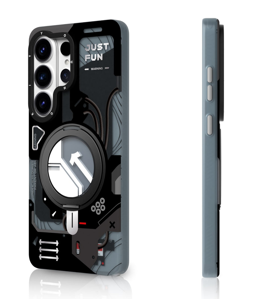 Case Youngkit Cyberpunk 360° Black - Galaxy S26 Ultra (MagSafe)