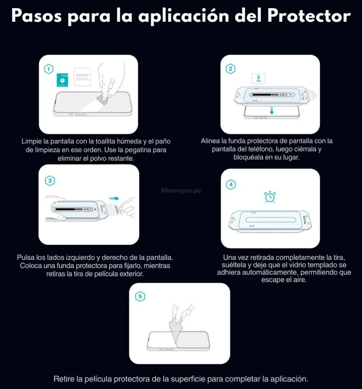 Protector de Pantalla Nillkin Antiespía Privacy Glass - iPhone 17 Pro Max