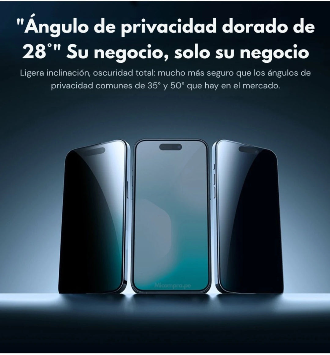 Protector de Pantalla Nillkin Antiespía Privacy Glass - iPhone 17 Pro Max
