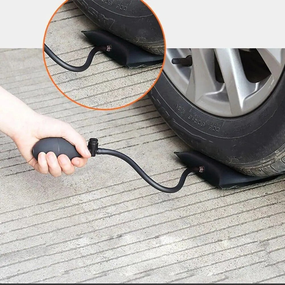 Bolsa de bomba de aire negra para coche, cojín de cuña, bolsa inflables automotrices