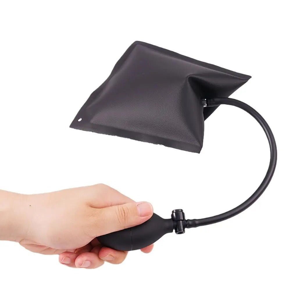 Bolsa de bomba de aire negra para coche, cojín de cuña, bolsa inflables automotrices