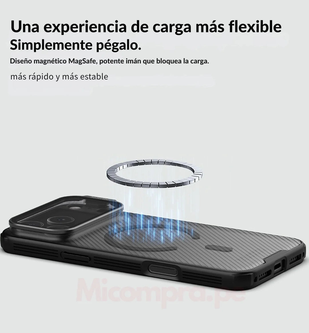 Case Nillkin CamShield CamPro Lente Clara - iPhone 17 Pro Max (Magsafe)