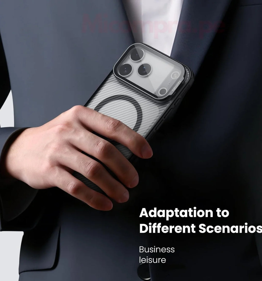 Case Nillkin CamShield CamPro Lente Clara - iPhone 17 Pro Max (Magsafe)