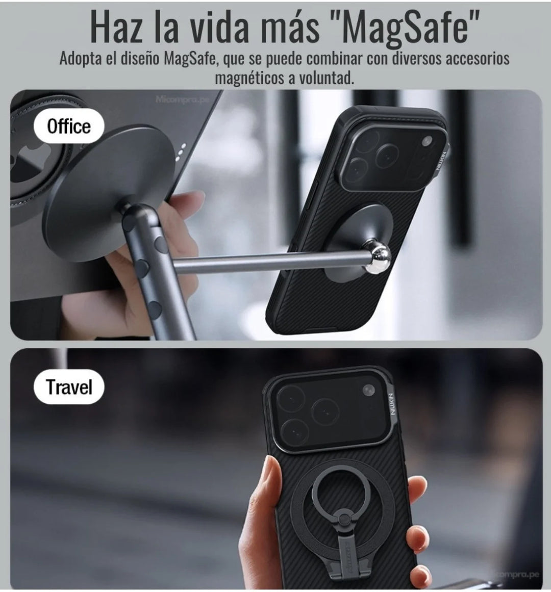 Case Nillkin CamShield CamPro Lente Oscura - iPhone 17 Pro Max (Magsafe)