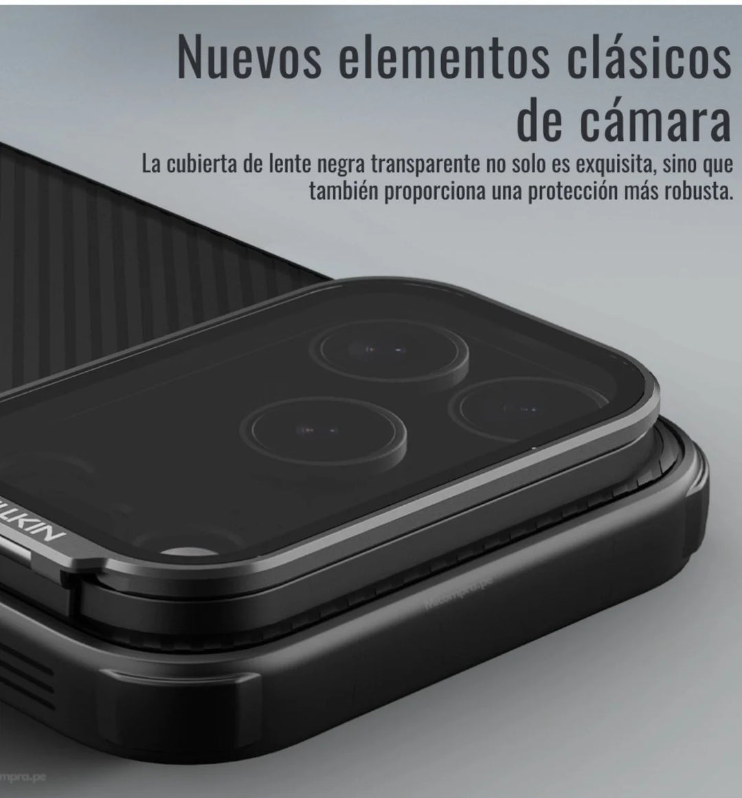 Case Nillkin CamShield CamPro Lente Oscura - iPhone 17 Pro Max (Magsafe)