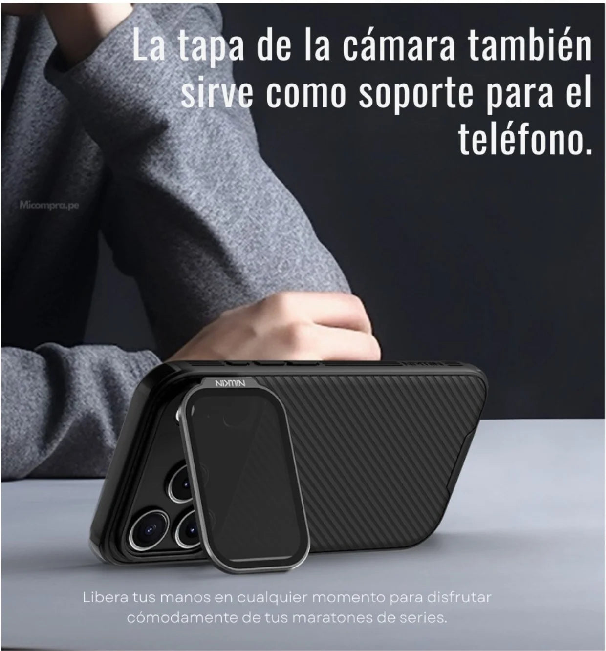 Case Nillkin CamShield CamPro Lente Oscura - iPhone 17 Pro Max (Magsafe)