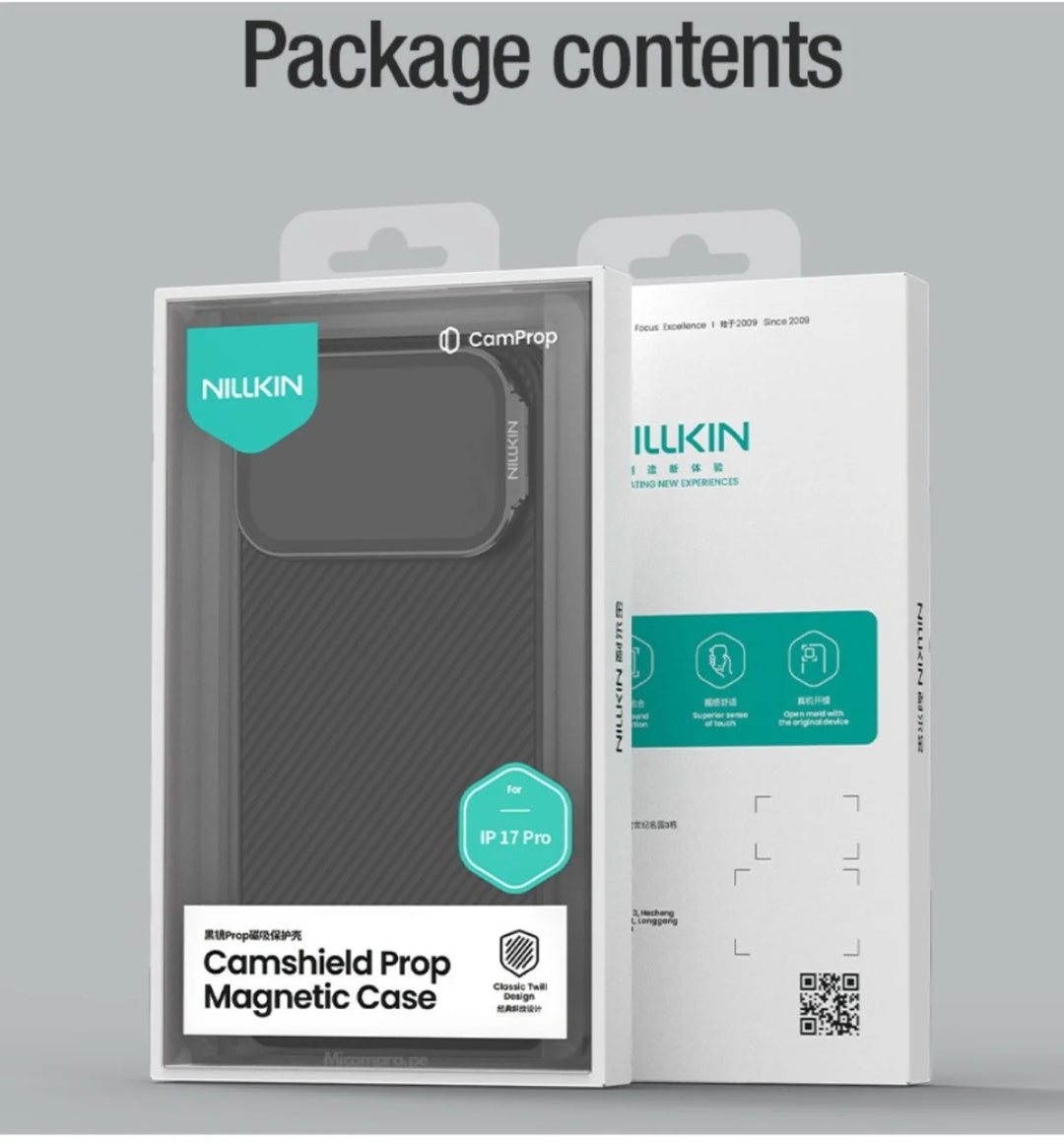 Case Nillkin CamShield CamPro Lente Oscura - iPhone 17 Pro Max (Magsafe)