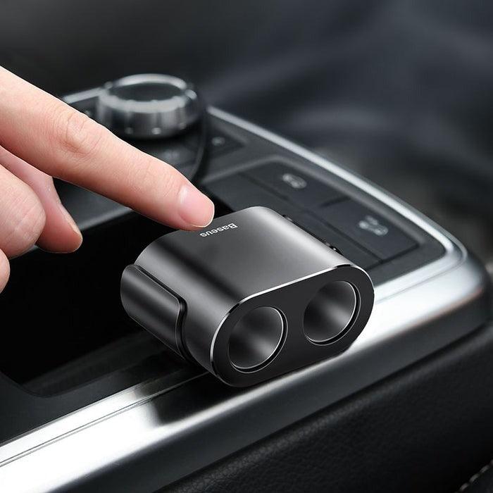 Baseus Car Charger  Splitter Cigarerra Dual Usb 2 Puertos