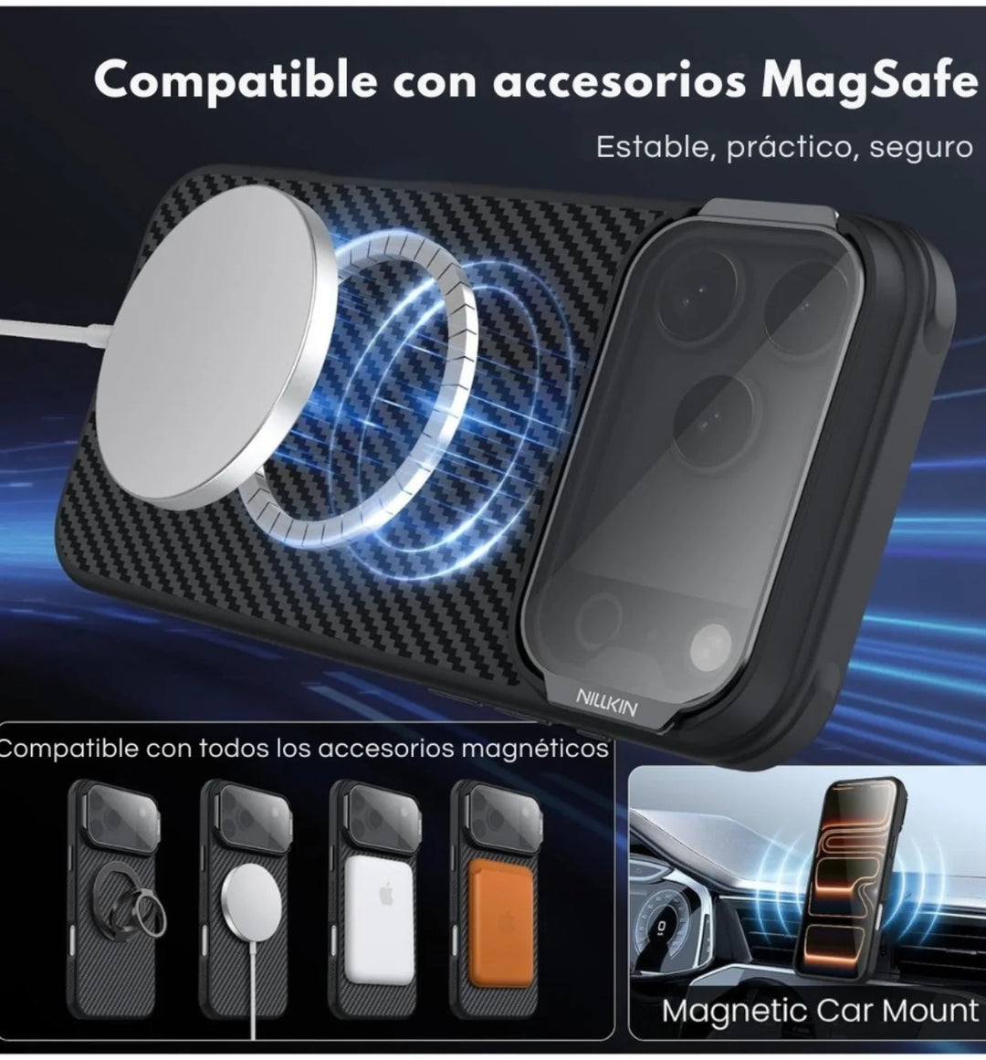 Case Nillkin CarboProp Kevlar® - iPhone 17 Pro Max (MagSafe)