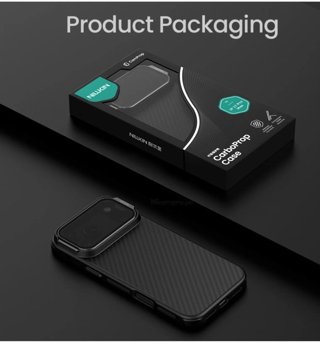 Case Nillkin CarboProp Kevlar® - iPhone 17 Pro Max (MagSafe)