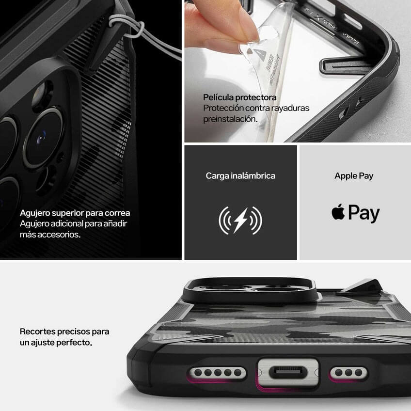 Case Ringke Fusion-X Camo iPhone 16 Pro