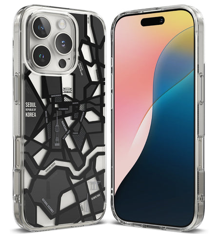 Case Ringke Fusion Design [Seoul Map] - iPhone 16 Pro Max