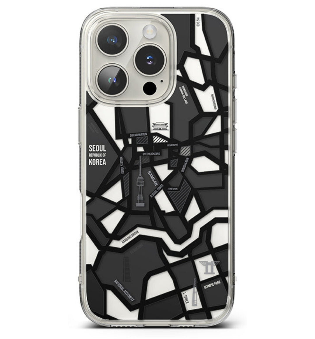 Case Ringke Fusion Design [Seoul Map] - iPhone 16 Pro Max