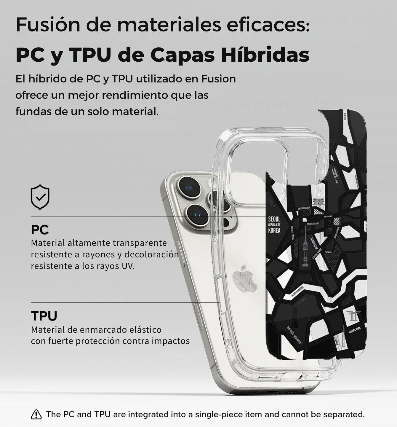 Case Ringke Fusion Design [Seoul Map] - iPhone 16 Pro Max