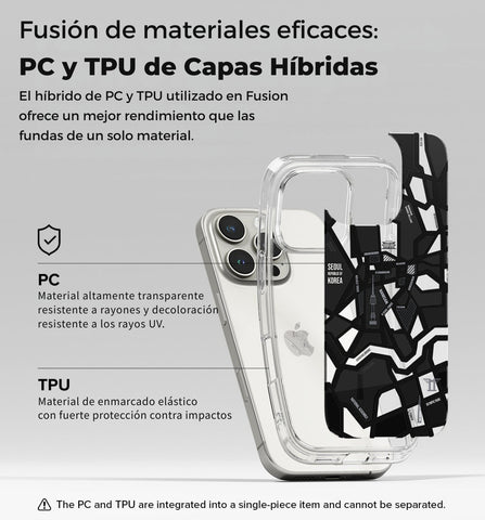Case Ringke Fusion Design [Seoul Map] - iPhone 16 Pro Max