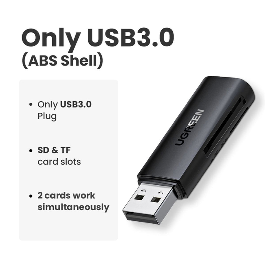 OTG UGREEN lector de tarjetas USB 3,0 a SD, Micro SD, TF