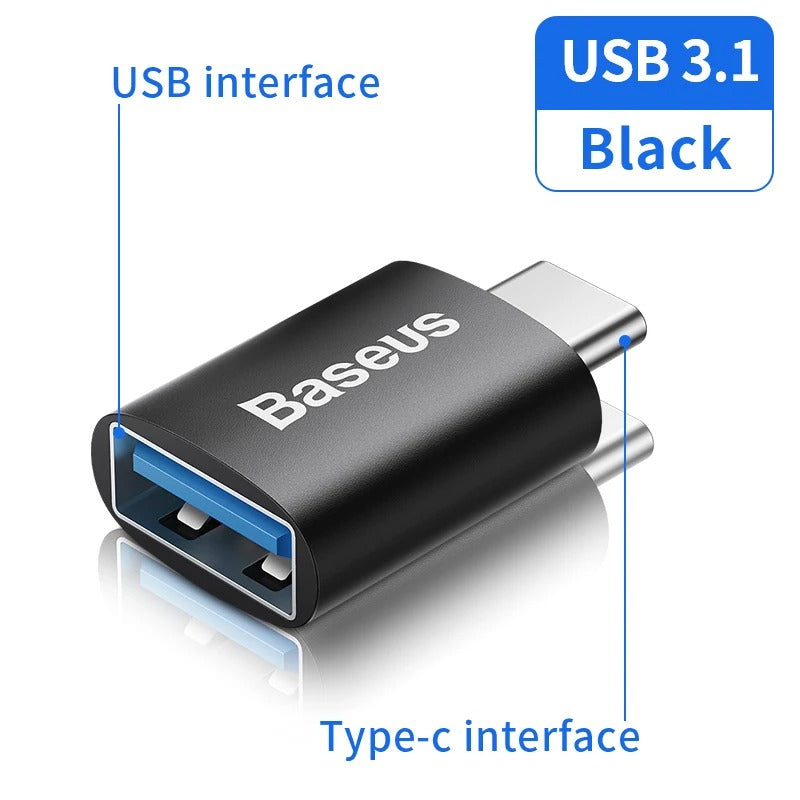 Adaptador OTG USB 3.1 a Tipo C BASEUS