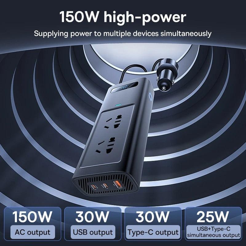 Inversor Baseus para Auto 150W