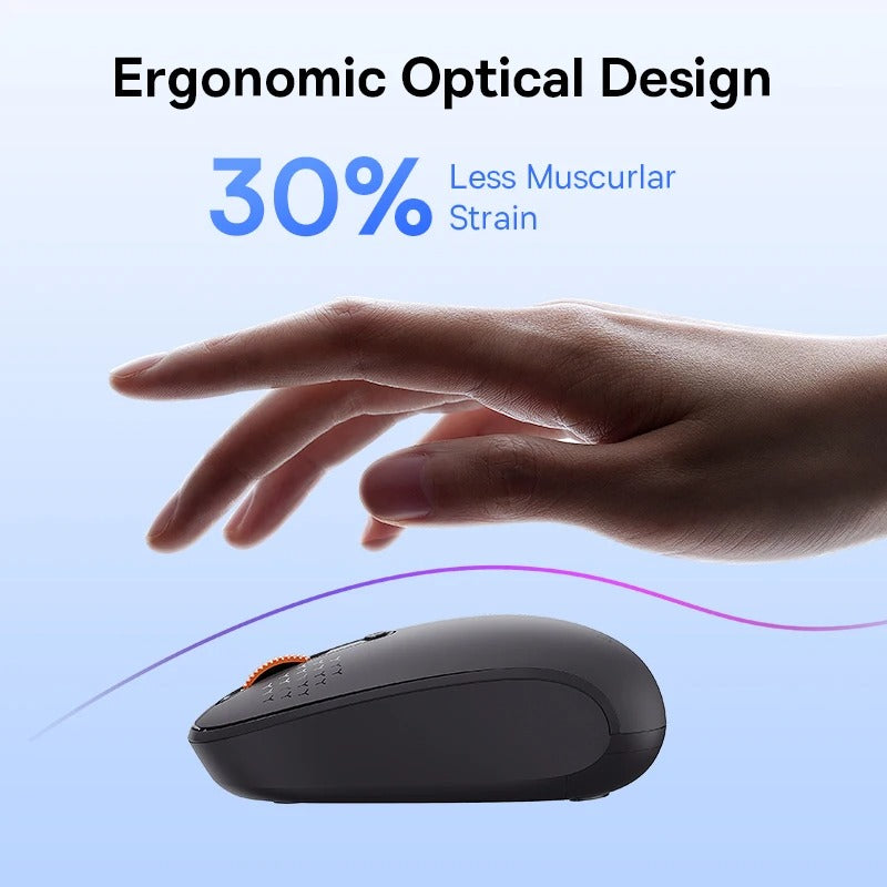 Baseus Mouse inalámbrico Bluetooth and 2.4G