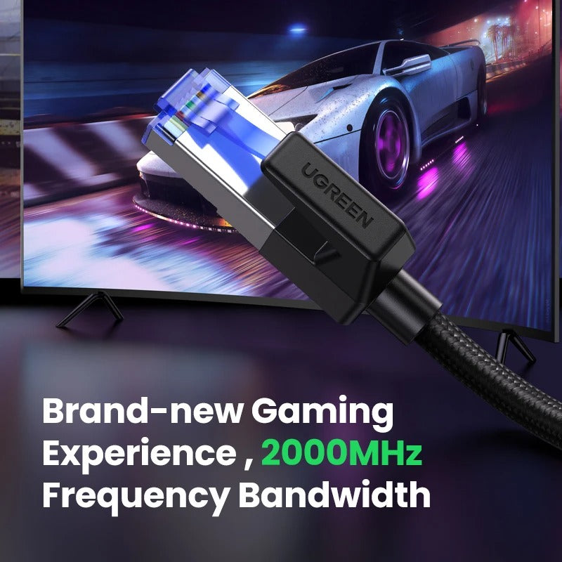 UGREEN Cable Ethernet trenzado CAT8 40gbps 2000MHz