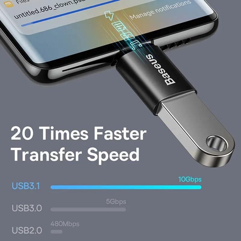Adaptador OTG USB 3.1 a Tipo C BASEUS