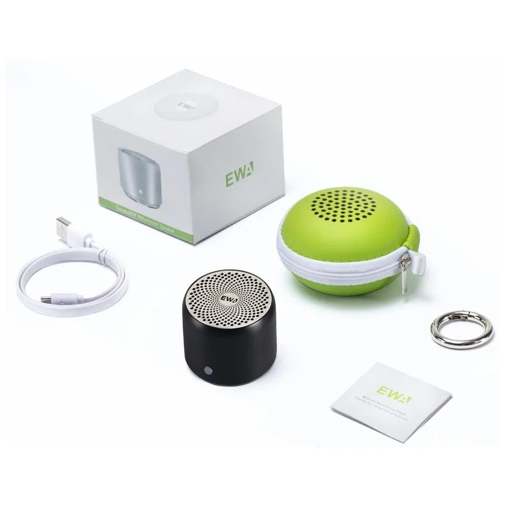 Mini altavoz Bluetooth EWA A106 Pro con radiador de grave