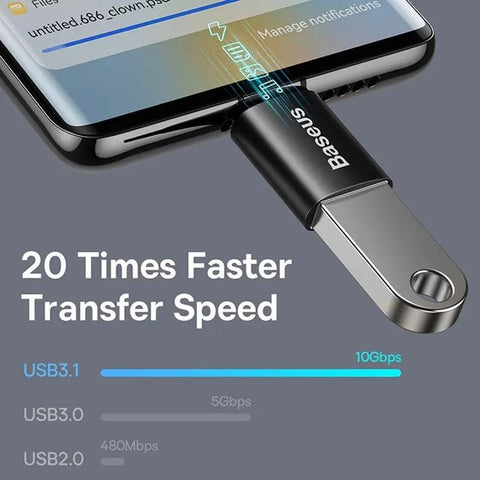 Adaptador OTG USB 3.1 a Tipo C BASEUS