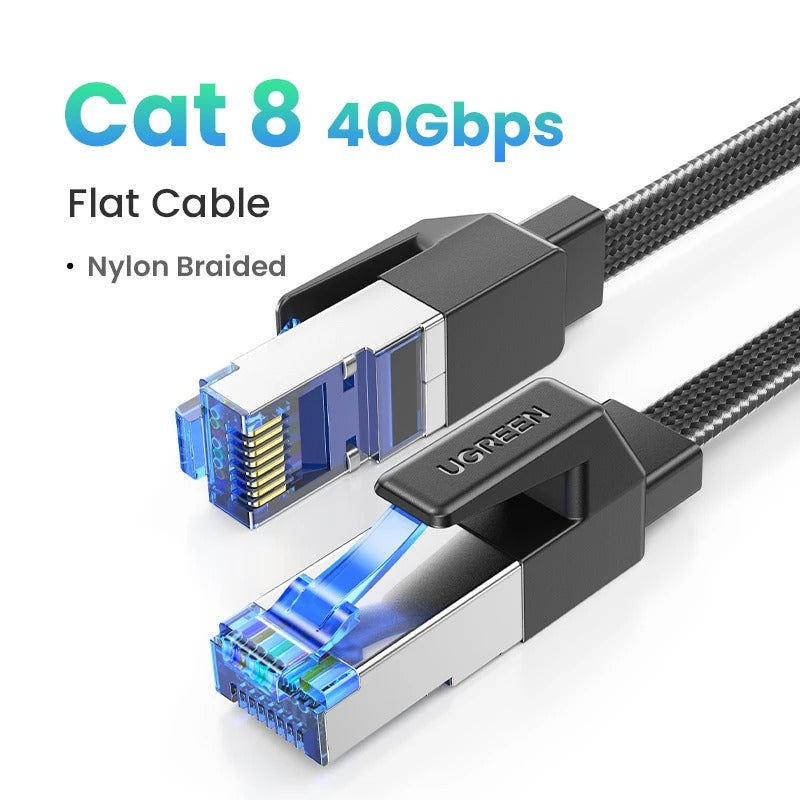 UGREEN Cable Ethernet trenzado CAT8 40gbps 2000MHz