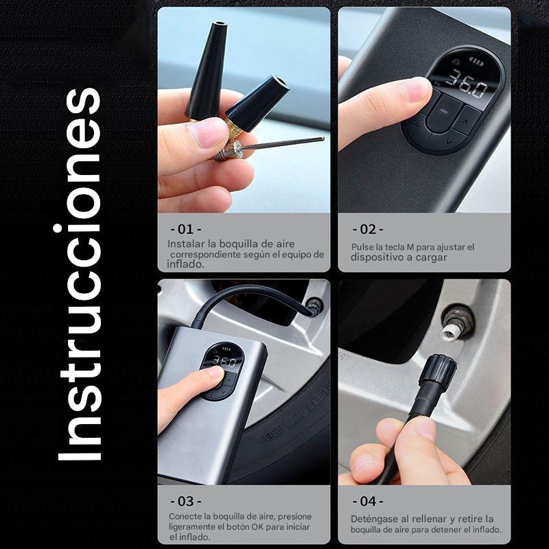 Baseus Energy Inflator Pump - Compresor de aire para coche