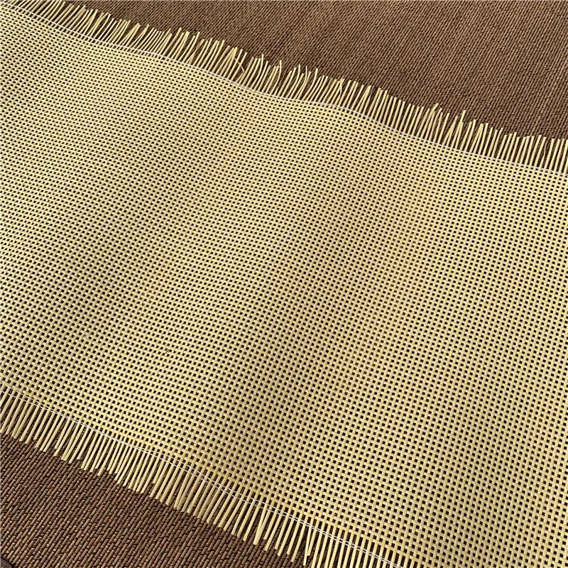 Rollo de Ratan correas de caña de mimbre a cuadros de plástico indonesio