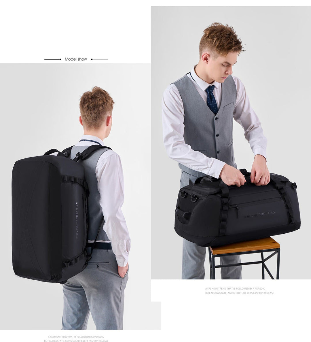 Maletin convertible Mochila RZTX Modelo Travel 8308