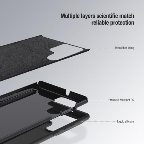 Case Nillkin CamShield Silky Silicone - Galaxy S23 Ultra