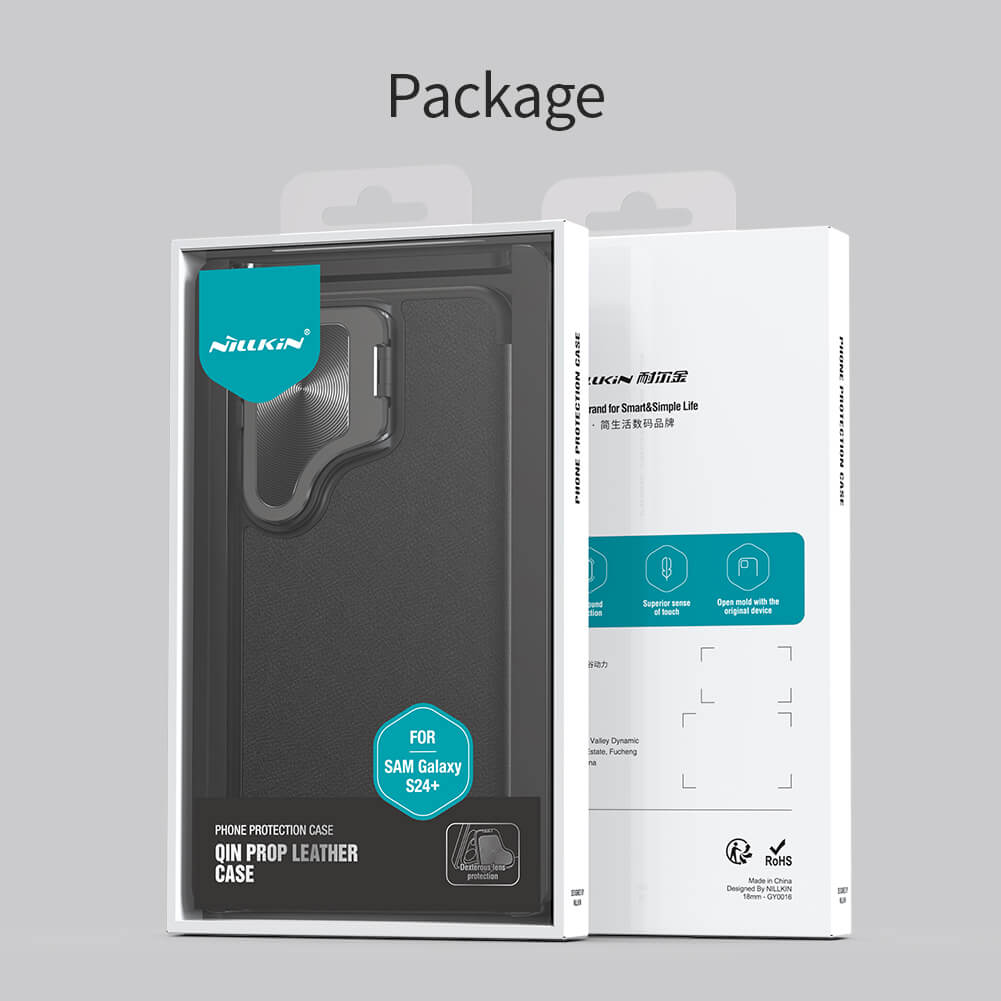 Case Nillkin Qin Prop Leather - Galaxy S24 Plus