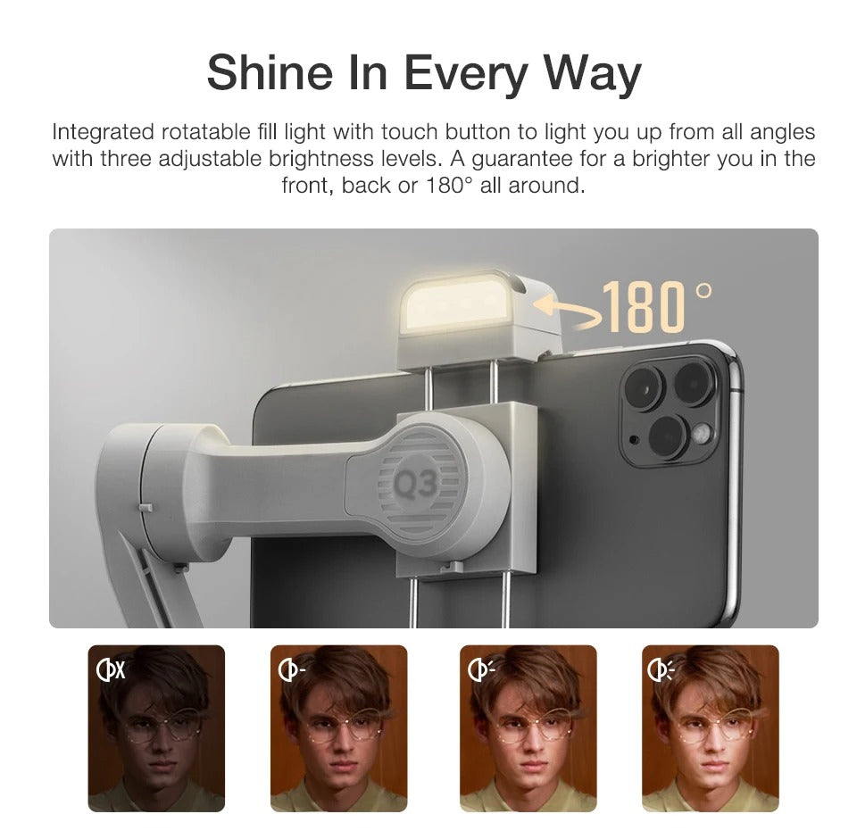 Zhiyun Smooth Q3 Estabilizador Gimbal para Smartphone