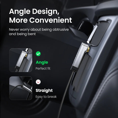 UGREEN Cable auxiliar de 3,5mm para altavoz, conector de Audio para auriculares