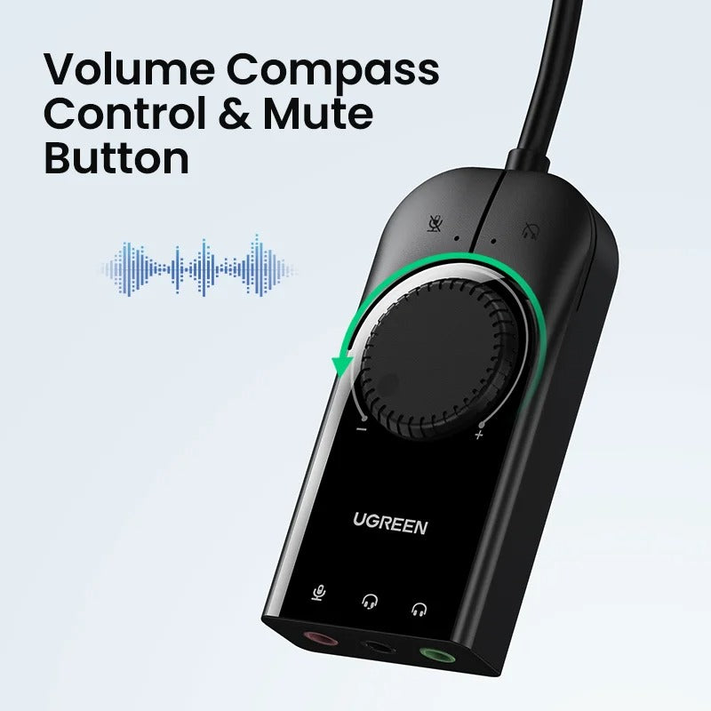 Ugreen Adapatdor de Audio Usb