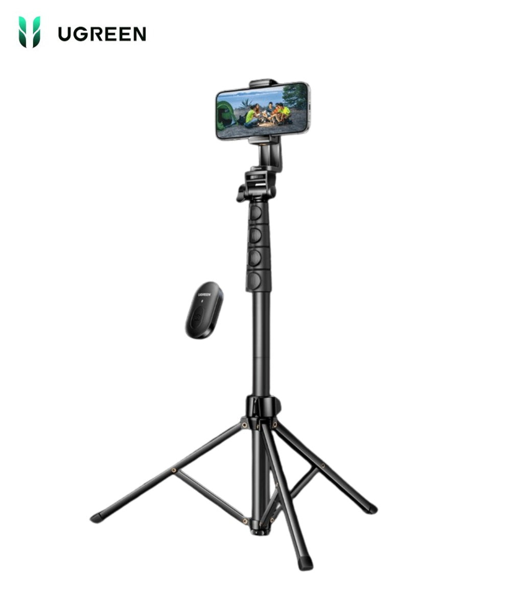 Trípode Selfie Stick Ugreen LP680 con soporte y control Bluetooth