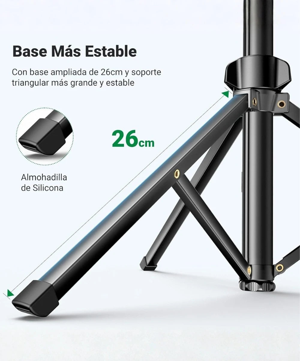 Trípode Selfie Stick Ugreen LP680 con soporte y control Bluetooth